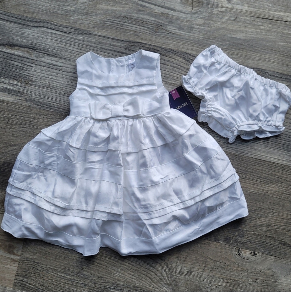 White Ruffle Dress